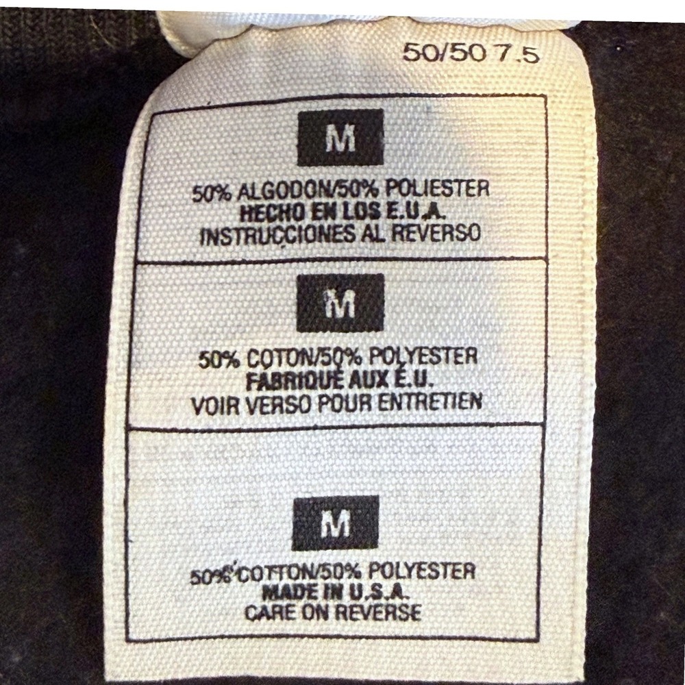 Fruit of the Loom VTG Black Golf Club Embroidery Crewneck Sweatshirt Mens Medium - Picture 7 of 8